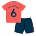 Billige Everton James Tarkowski #6 Børnetøj Udebanetrøje til baby 2023-24 Kortærmet (+ korte bukser)